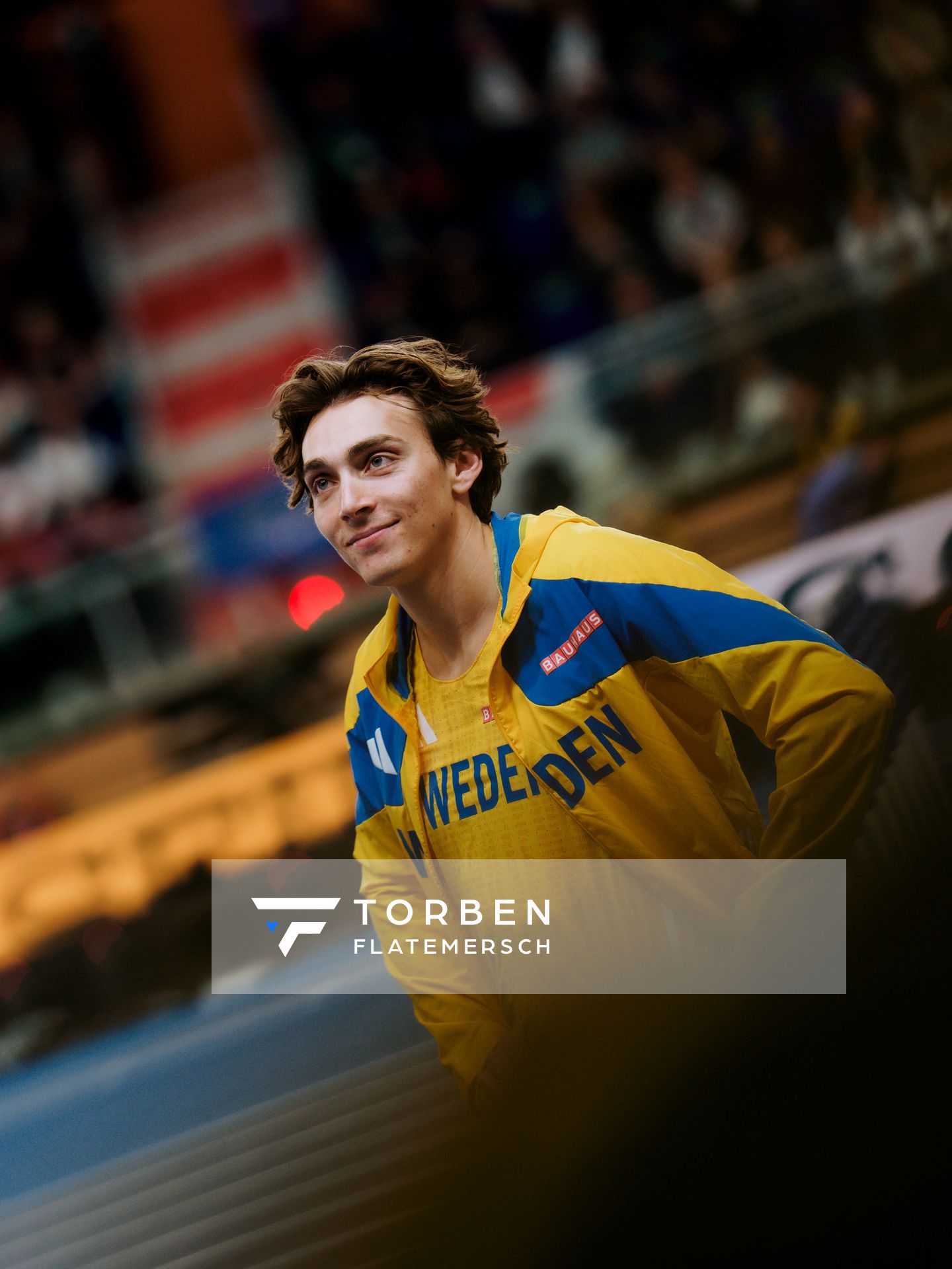 Armand Duplantis (Sweden) on 21.03.2026 at the World Athletics Indoor Championships 2026 in Torun