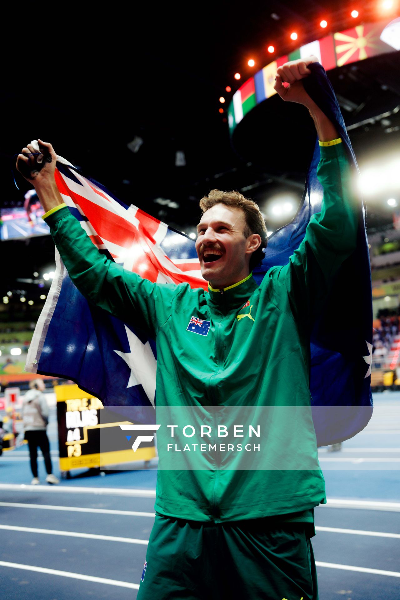 Kurtis Marschall (Australia) on 21.03.2026 at the World Athletics Indoor Championships 2026 in Torun