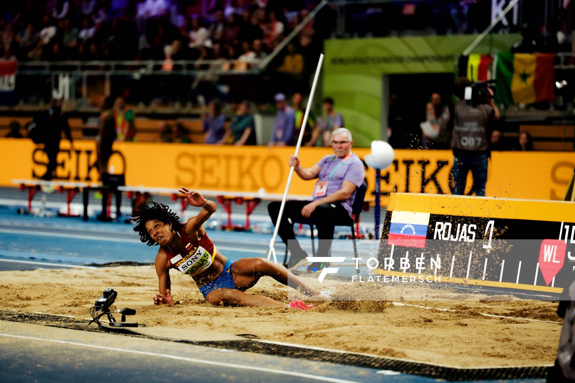 Yulimar Rojas (Venezuela) on 21.03.2026 at the World Athletics Indoor Championships 2026 in Torun