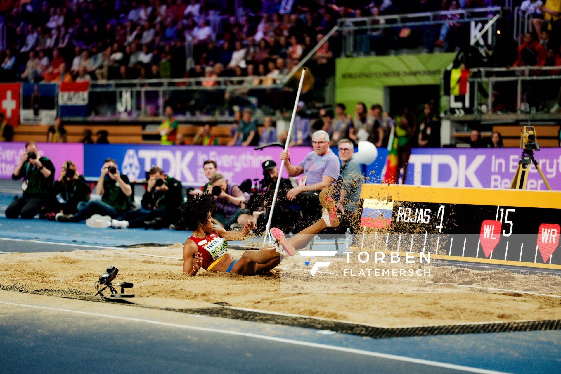 Yulimar Rojas (Venezuela) on 21.03.2026 at the World Athletics Indoor Championships 2026 in Torun
