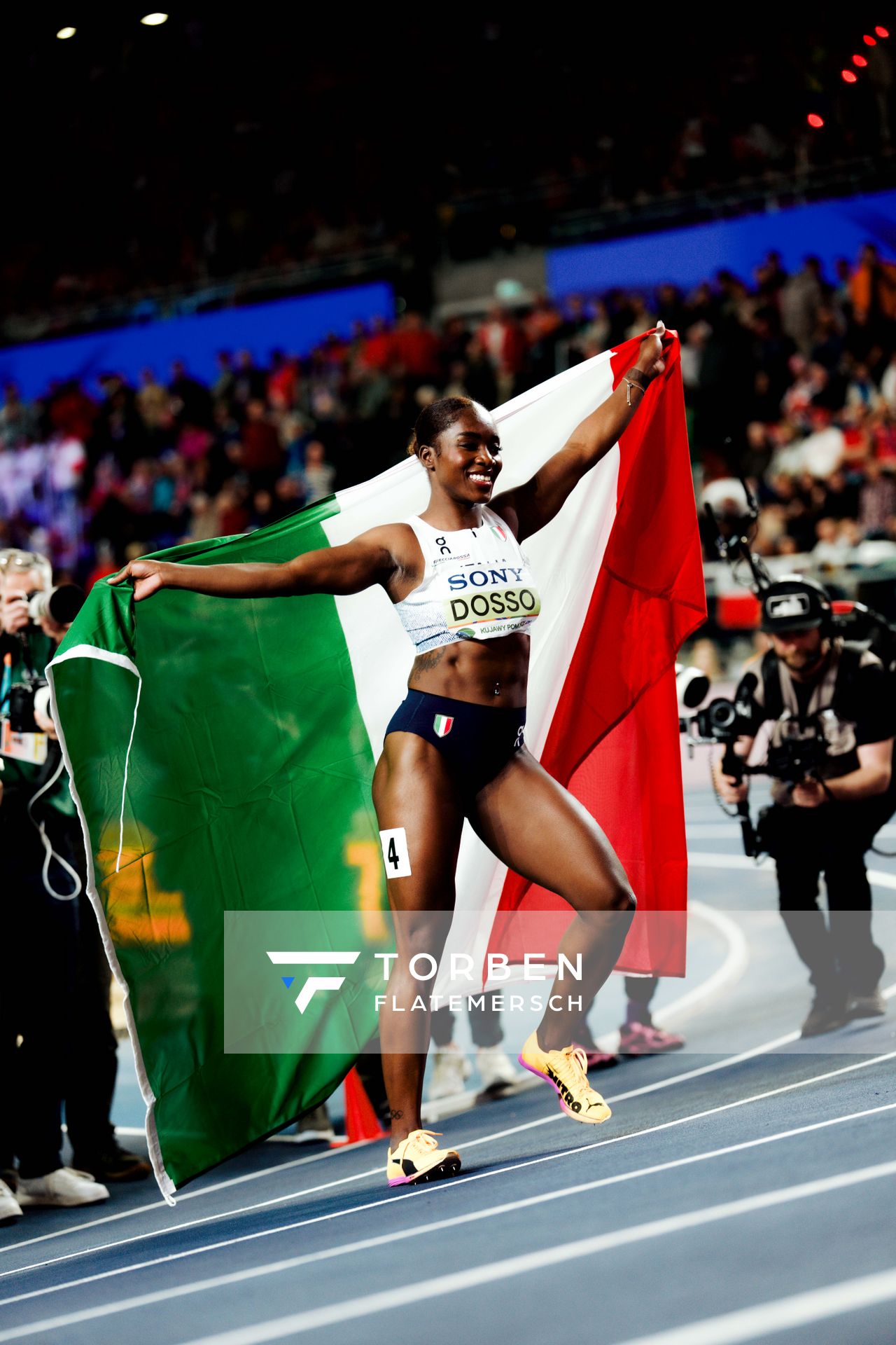 Zaynab Dosso (Italy) on 21.03.2026 at the World Athletics Indoor Championships 2026 in Torun