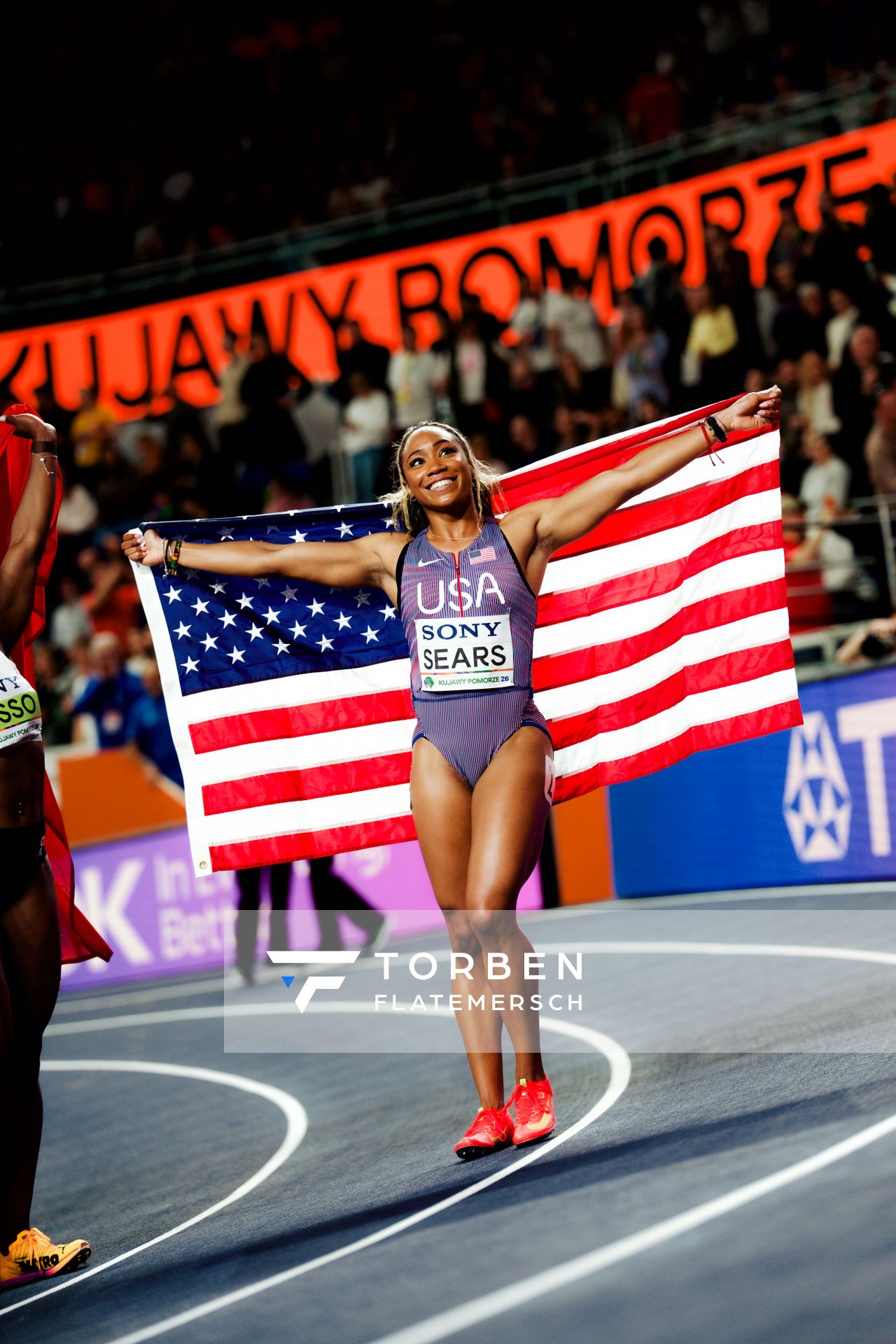 Jacious Sears (United States) on 21.03.2026 at the World Athletics Indoor Championships 2026 in Torun