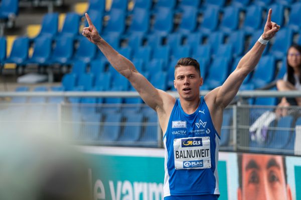 Erik Balnuweit (TV Wattenscheid 01) am 05.06.2021 waehrend den deutschen Leichtathletik-Meisterschaften 2021 im Eintracht-Stadion in Braunschweig