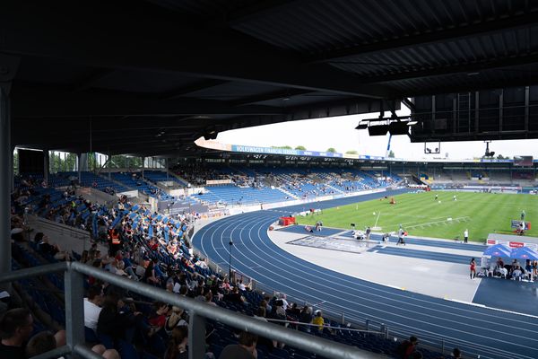 Eintracht-Stadion am 05.06.2021 waehrend den deutschen Leichtathletik-Meisterschaften 2021 im Eintracht-Stadion in Braunschweig