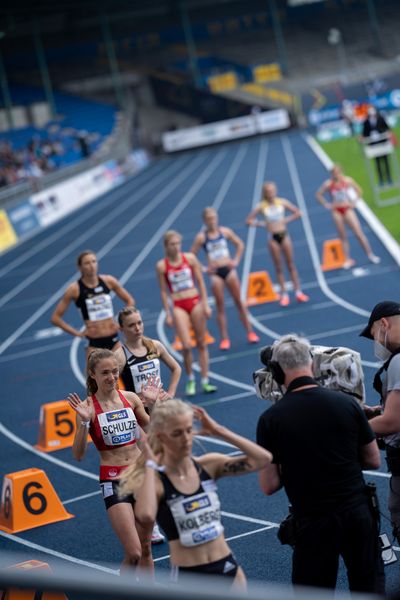 800m Finale am 06.06.2021 waehrend den deutschen Leichtathletik-Meisterschaften 2021 im Eintracht-Stadion in Braunschweig