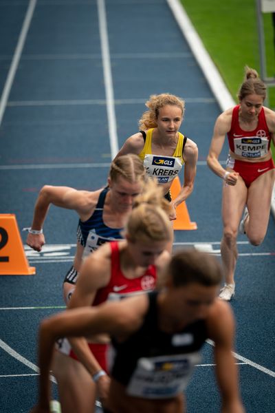 Xenia Krebs (VfL Loeningen) am 06.06.2021 waehrend den deutschen Leichtathletik-Meisterschaften 2021 im Eintracht-Stadion in Braunschweig