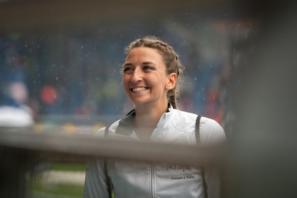 Christina Hering (LG Stadtwerke Muenchen) am 06.06.2021 waehrend den deutschen Leichtathletik-Meisterschaften 2021 im Eintracht-Stadion in Braunschweig