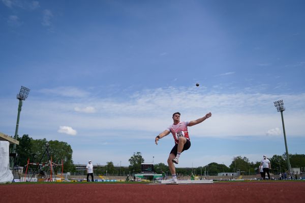 Marc-Aurel Loibl (LV 90 Erzgebirge) am 27.06.2021 waehrend den deutschen U23 Leichtathletik-Meisterschaften 2021 im Stadion Oberwerth in Koblenz