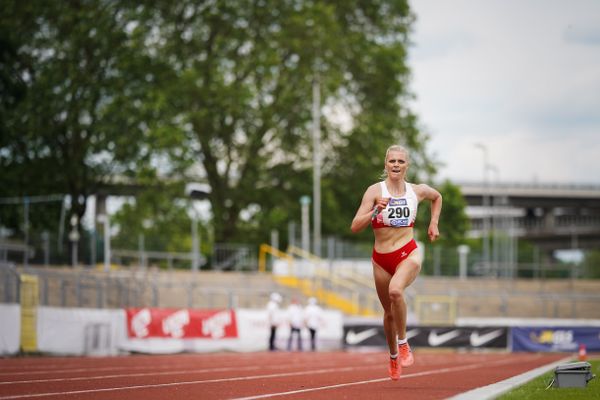 Svenja Sommer (ASC Darmstadt) am 27.06.2021 waehrend den deutschen U23 Leichtathletik-Meisterschaften 2021 im Stadion Oberwerth in Koblenz