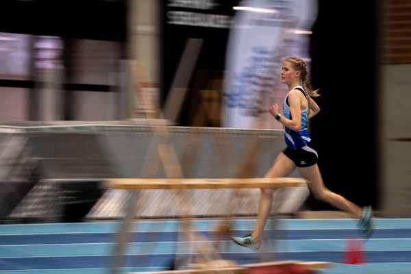 Annika Klezath (OTB Osnabrueck); Niedersaechsische Hallenmeisterschaften am 23.01.2022 in der Leichtathletikhalle im Sportleistungszentrum Hannover