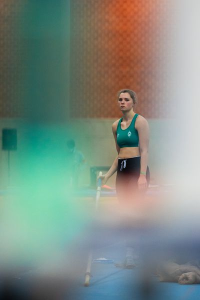 Elizabete Vetra (SV Werder Bremen) bei den niedersaechsischen Hallenmeisterschaften am 05.02.2022 in der Leichtathletikhalle im Sportleistungszentrum Hannover