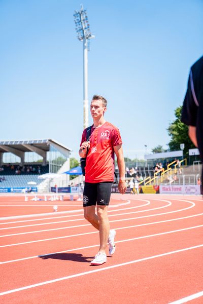 Florian Kroll (LG Osnabrueck) am 16.07.2022 waehrend den deutschen Leichtathletik-Jugendmeisterschaften 2022 in Ulm