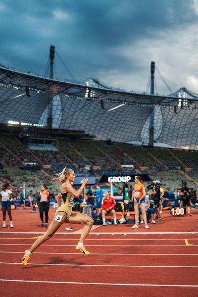 Alica Schmidt (GER) am 15.08.2022 bei den Leichtathletik-Europameisterschaften in Muenchen