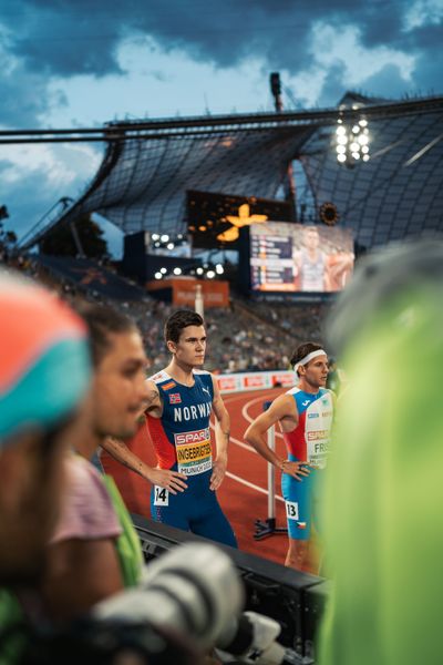 Jakob Ingebrigtsen (NOR) am 15.08.2022 bei den Leichtathletik-Europameisterschaften in Muenchen
