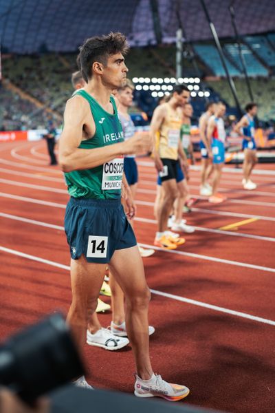 Andrew Coscoran (IRL) im 1500m Vorlauf am 15.08.2022 bei den Leichtathletik-Europameisterschaften in Muenchen