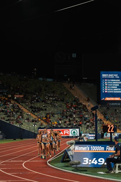 10000m Finale der Frauen am 15.08.2022 bei den Leichtathletik-Europameisterschaften in Muenchen