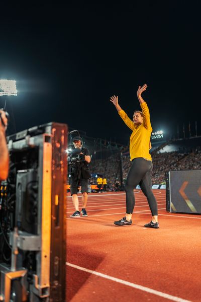 Kristin Pudenz (GER)  am 16.08.2022 bei den Leichtathletik-Europameisterschaften in Muenchen