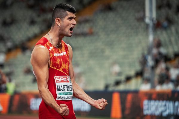 Asier Martinez (ESP) am 17.08.2022 bei den Leichtathletik-Europameisterschaften in Muenchen
