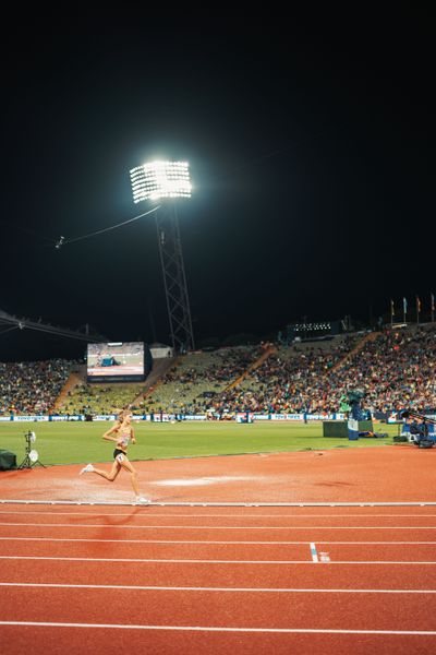 Konstanze Klosterhalfen (GER) ueber 5000m am 18.08.2022 bei den Leichtathletik-Europameisterschaften in Muenchen