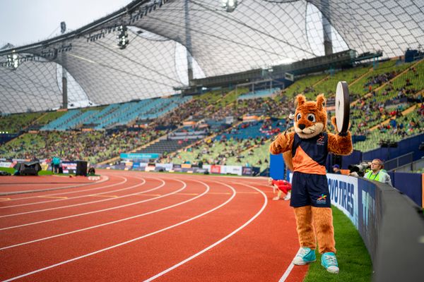 Gfreidi macht Stimmung am 19.08.2022 bei den Leichtathletik-Europameisterschaften in Muenchen