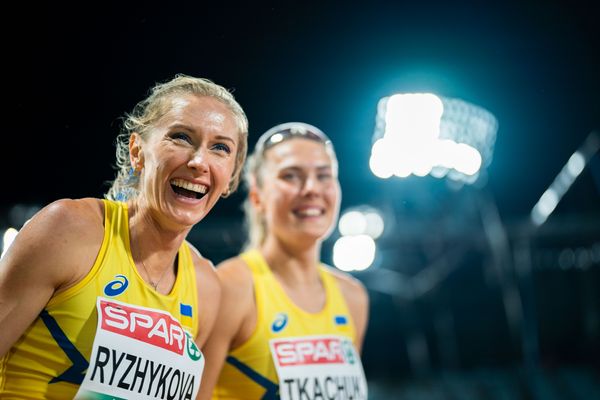 Anna Ryzhykova (UKR) am 19.08.2022 bei den Leichtathletik-Europameisterschaften in Muenchen