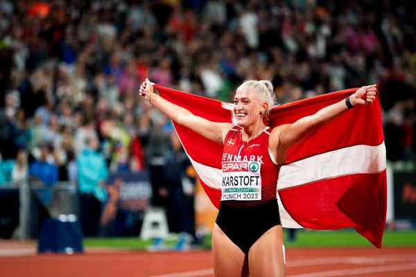Ida Karstoft (DEN) am 19.08.2022 bei den Leichtathletik-Europameisterschaften in Muenchen