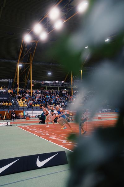 60m Huerden Finale bei den Deutschen Leichtathletik-Hallenmeisterschaften am 18.02.2023 in der Helmut-Koernig-Halle in Dortmund