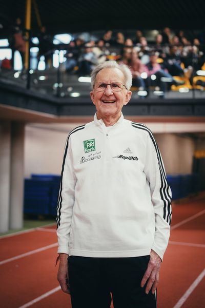 Senioren Leichtathlet des Jahres 2022: Klemens Wittig (LC Rapid Dortmund) bei den Deutschen Leichtathletik-Hallenmeisterschaften am 19.02.2023 in der Helmut-Koernig-Halle in Dortmund