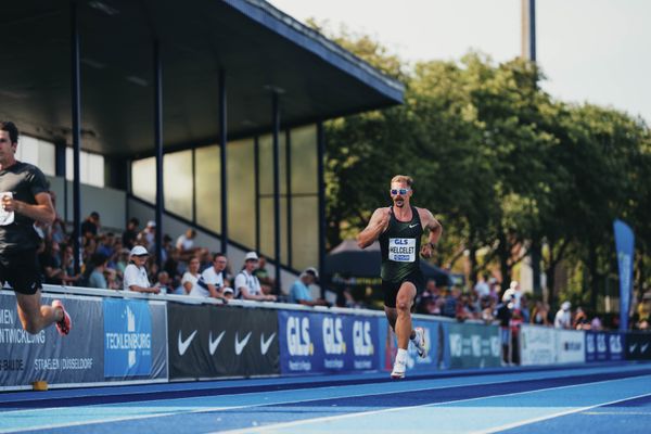 Adam Sebastian Helcelet (CZE/Tschechien) beim 400m Lauf am 17.06.2023 beim Stadtwerke Ratingen Mehrkampf-Meeting im Stadion am Stadionring in Ratingen