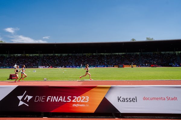 Katharina Trost (LG Stadtwerke Muenchen) während der 113. Deutschen Leichtathletik-Meisterschaften am 08.07.2023 im Auestadion in Kassel