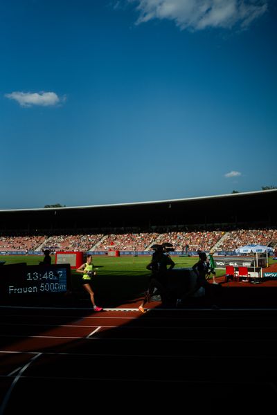Svenja Pingpank (Hannover Athletics) während der 113. Deutschen Leichtathletik-Meisterschaften am 08.07.2023 im Auestadion in Kassel