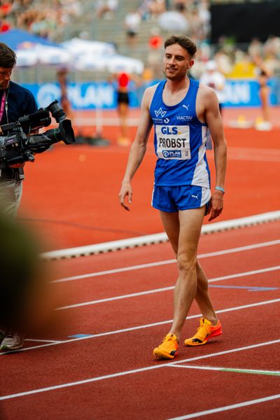 Marius Probst (TV Wattenscheid 01) während der 113. Deutschen Leichtathletik-Meisterschaften am 09.07.2023 im Auestadion in Kassel