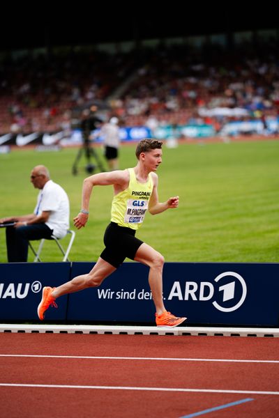 Maximilian Pingpank (Hannover Athletics) während der 113. Deutschen Leichtathletik-Meisterschaften am 09.07.2023 im Auestadion in Kassel