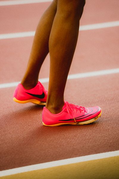 Spikes during day 1 of the World Athletics Championships Budapest 23 at the National Athletics Centre in Budapest, Hungary on August 19, 2023.
