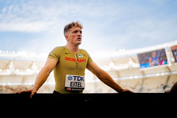 Manuel Eitel (GER/Germany) during the Decathlon Long Jump on Day 6 of the World Athletics Championships Budapest 23 at the National Athletics Centre in Budapest, Hungary on August 24, 2023.