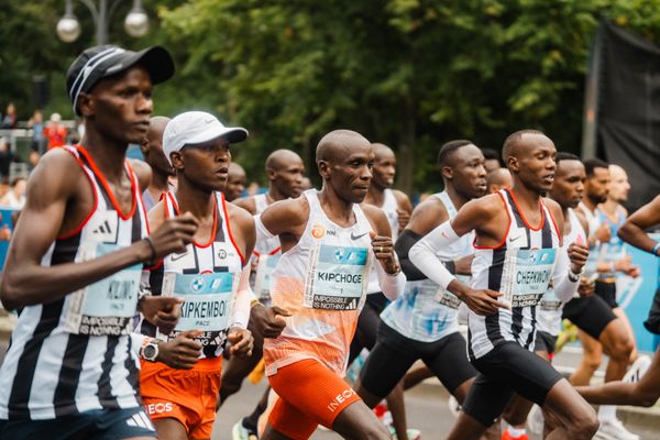 Start des 49. Berlin Marathon Eliud Kipchoge (KEN/Kenya) am 24.09.2023 beim Berlin Marathon in Berlin