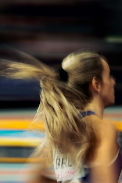 Georgia Bell (GBR/Great Britain) am 01.03.2024 bei den World Athletics Indoor Championships in Glasgow (Schottland / Vereinigtes Königreich)