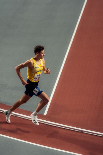 Samuel Pihlström (SWE/Sweden) am 01.03.2024 bei den World Athletics Indoor Championships in Glasgow (Schottland / Vereinigtes Königreich)