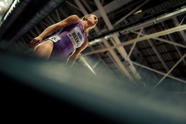 Jemma Reekie (GBR/Great Britain) im 800m Halbfinale am 02.03.2024 bei den World Athletics Indoor Championships in Glasgow (Schottland / Vereinigtes Königreich)