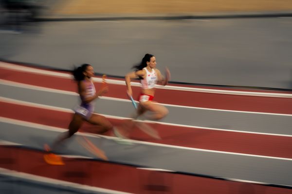 Marika Popowicz-Drapala (POL/Poland) am 03.03.2024 bei den World Athletics Indoor Championships in Glasgow (Schottland / Vereinigtes Königreich)