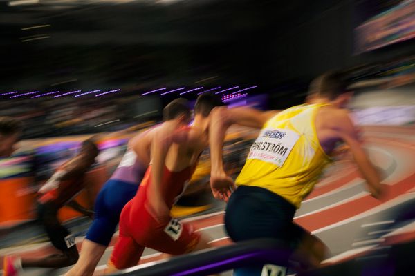 Samuel Pihlström (SWE/Sweden) am 03.03.2024 bei den World Athletics Indoor Championships in Glasgow (Schottland / Vereinigtes Königreich)