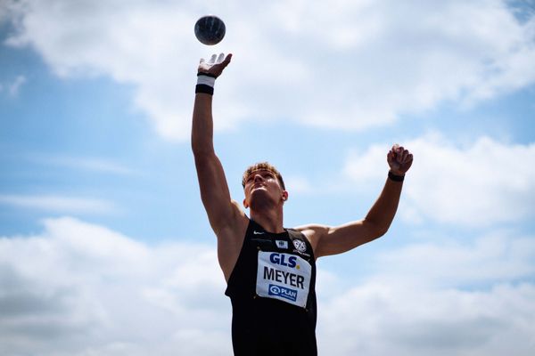 Marcel Meyer (GER | Hannover 96) im Kugelstoßen am 22.06.2024 beim Stadtwerke Ratingen Mehrkampf-Meeting 2024 in Ratingen