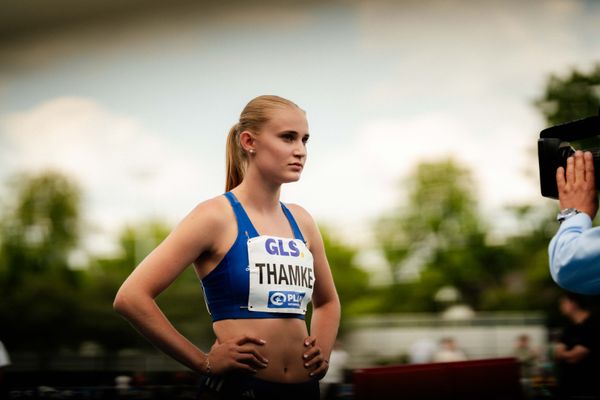 Hilke Thamke (GER | SC Neubrandenburg) am 200m Start am 22.06.2024 beim Stadtwerke Ratingen Mehrkampf-Meeting 2024 in Ratingen