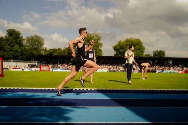 Marcel Meyer (GER | Hannover 96) über 400m am 22.06.2024 beim Stadtwerke Ratingen Mehrkampf-Meeting 2024 in Ratingen