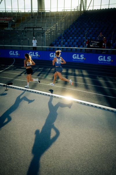 Alicia Koßmann (SG Leutershausen) am 28.06.2024 beim 5000m Lauf bei den deutschen Leichtathletik-Meisterschaften 2024 im Eintracht-Stadion in Braunschweig