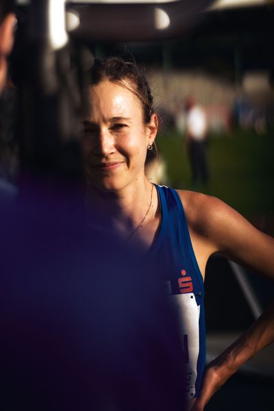 Hanna Klein (LAV Stadtwerke Tübingen)  am 28.06.2024 beim 5000m Lauf bei den deutschen Leichtathletik-Meisterschaften 2024 im Eintracht-Stadion in Braunschweig