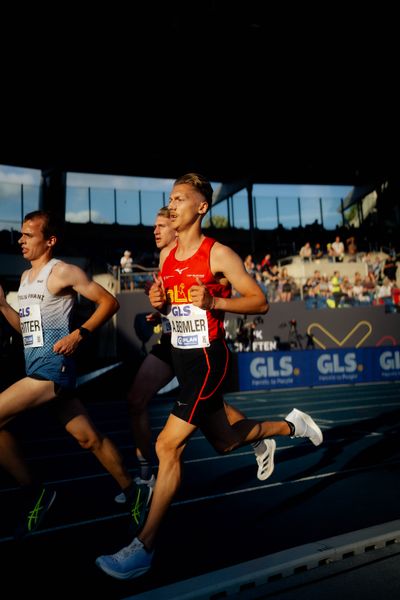 Artur Beimler (Braunschweiger Laufclub)  am 28.06.2024 beim 5000m Lauf bei den deutschen Leichtathletik-Meisterschaften 2024 im Eintracht-Stadion in Braunschweig