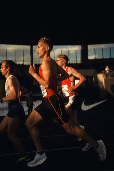 Artur Beimler (Braunschweiger Laufclub)  am 28.06.2024 beim 5000m Lauf bei den deutschen Leichtathletik-Meisterschaften 2024 im Eintracht-Stadion in Braunschweig