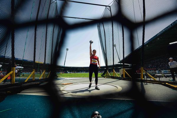 am 29.06.2024 beim 5000m Lauf bei den deutschen Leichtathletik-Meisterschaften 2024 im Eintracht-Stadion in Braunschweig