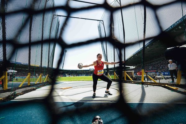 am 29.06.2024 beim 5000m Lauf bei den deutschen Leichtathletik-Meisterschaften 2024 im Eintracht-Stadion in Braunschweig